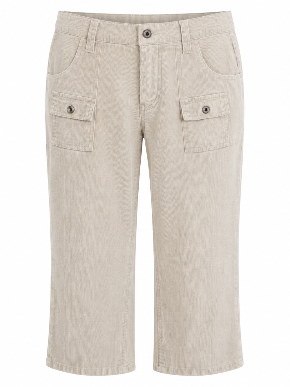 Womens Younique Beige Cargo Style Cropped Pants Size 11